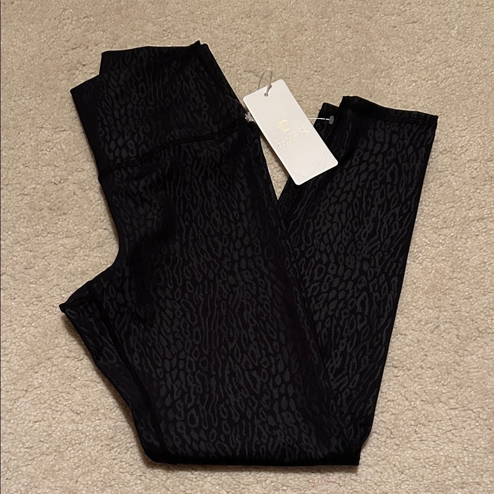 Black Animal Print Leggings
